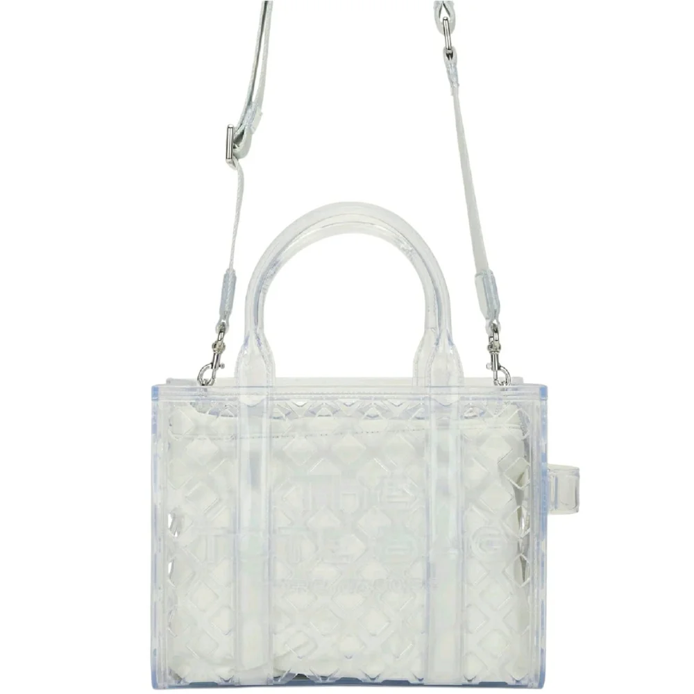 Marc Jacobs Authentic THE JELLY TOTE - Clear Transparent Tote / Crossbody NWT! - Picture 13 of 16